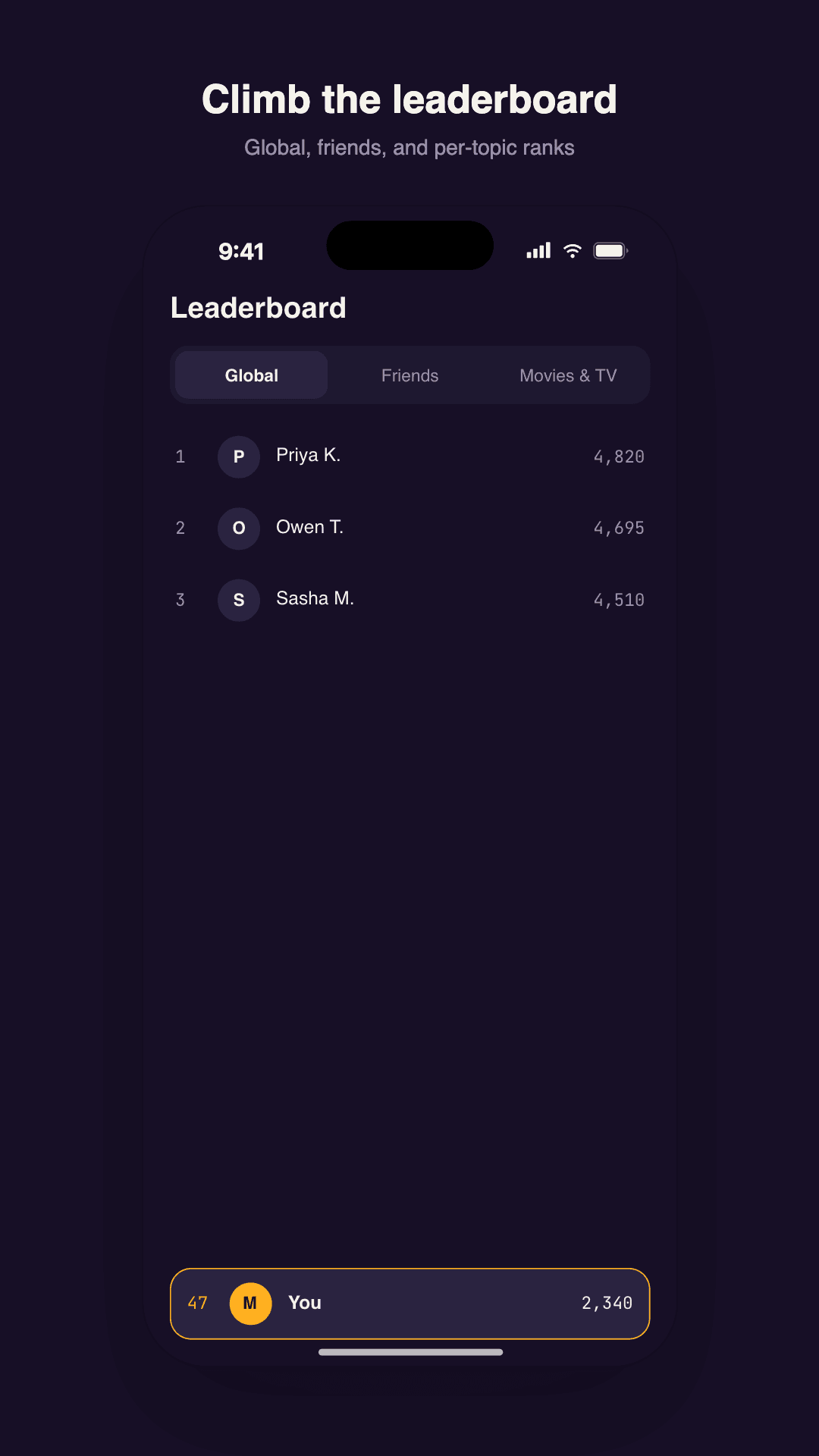 QuizMe screenshot